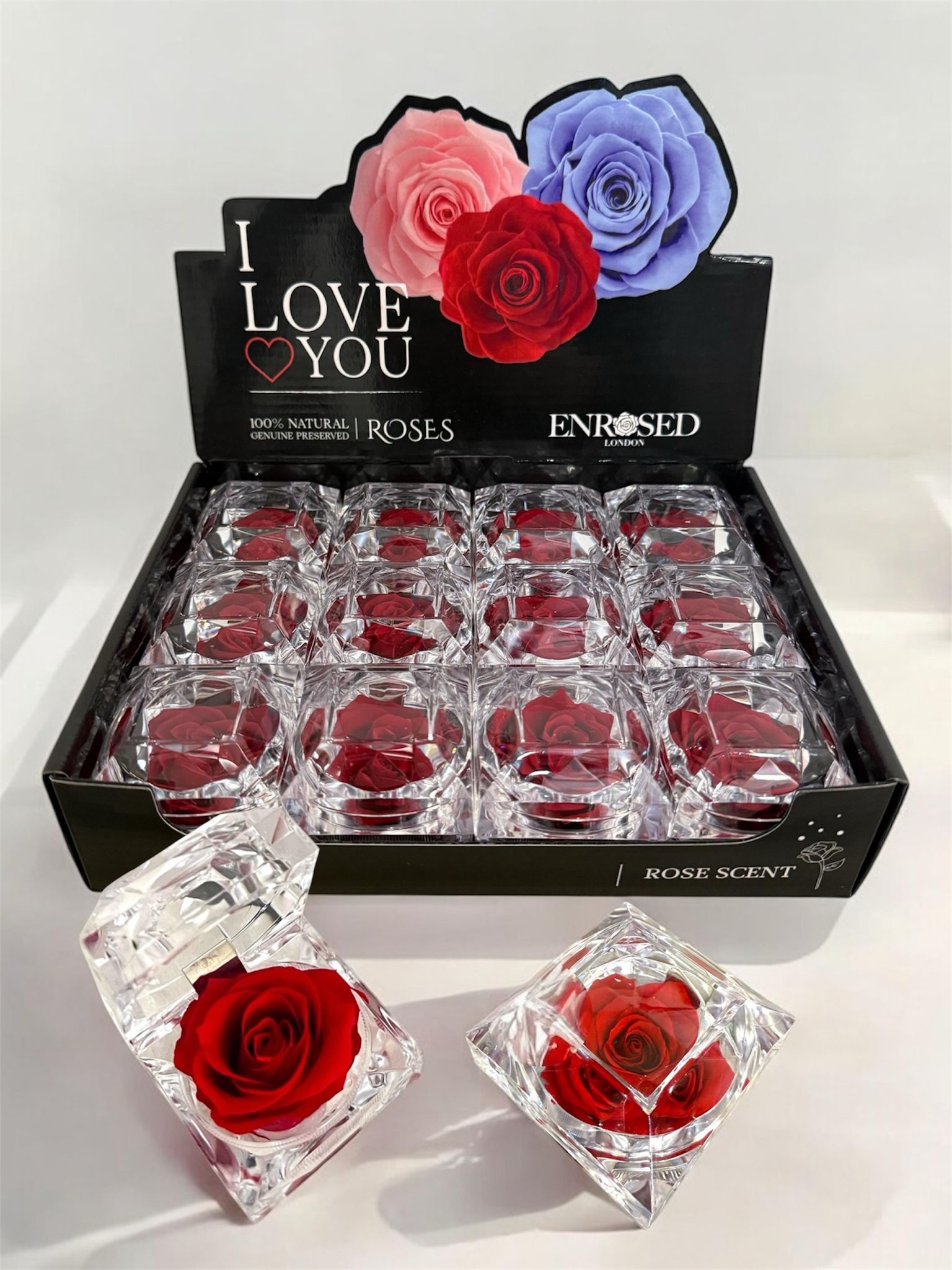 Rose Diamonds within Display